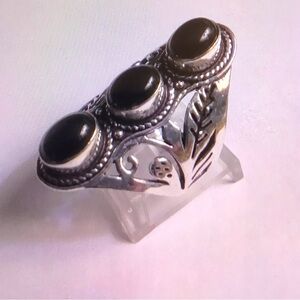 Black Onyx 925 Sterling Silver Ring